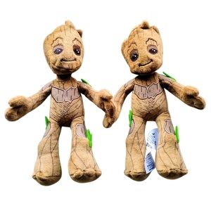 Disney Marvel Baby Groot Guardians Of The Galaxy Plush - Set Of 2